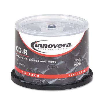 Innovera® Cd-r Recordable Disc, 700 Mb-80min, 52x, Spindle, Silver, 100-pack freeshipping - TVN Wholesale